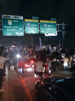 melaninmom:  they shutting it down in miami!! man i wish i was there!! #blacklivesmatter 