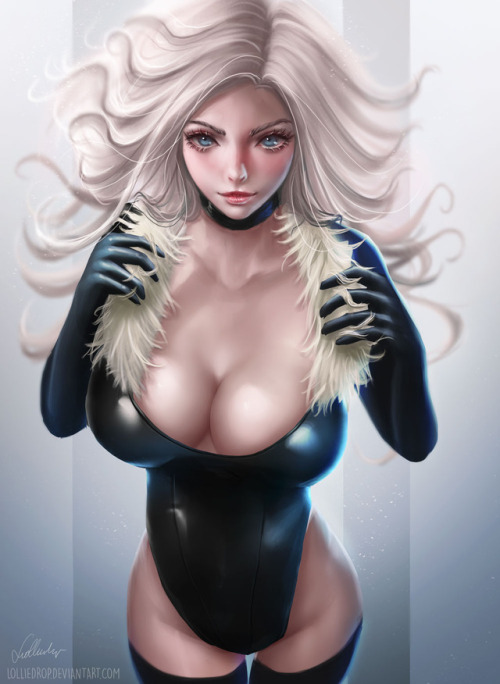 lolliedrop:  Black Cat fanart!Thank you for your support guys!!! <3http://lolliedrop.deviantart.com/art/Black-Cat-670660287