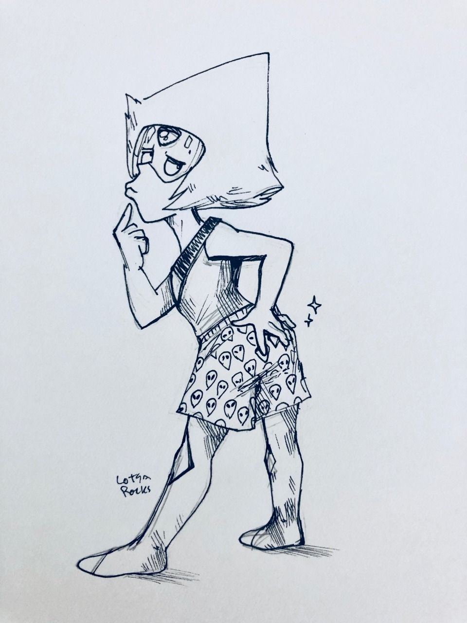 lotsarocks: Inktober 6! (with no regrets :3) 
