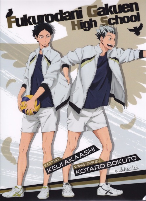 owlshearted:Bokuto & Akaashi    Haikyu!! Clearfile