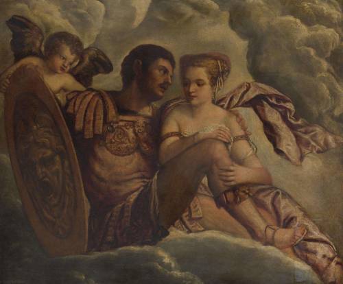 Venus and Mars by the studio of Jacopo TintorettoItalian, 16th centuryoil on canvasprivate collectio