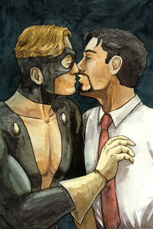 massivespacewren:Here’s my art for The Superhusbands Aluminum Anniversary Anthology.It was mad