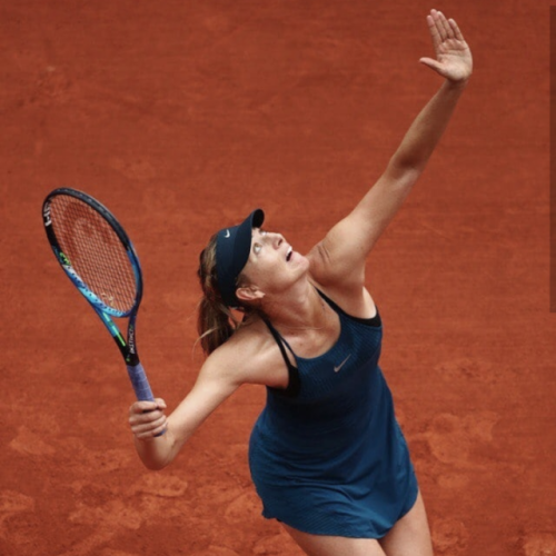 // In the second Grand Slam of the year and after 3 years Maria Sharapova returned to Roland Garros 