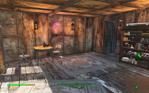 1/3 More screenshots from Sanctuary, this one featuring the 2 houses of MacCready and Cait.