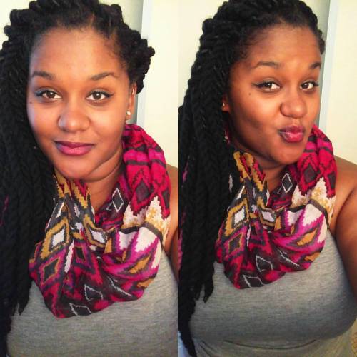 take-off-your-cool:  #selfieSaturday #yarntwists #blackgirlmagic #naturalhair