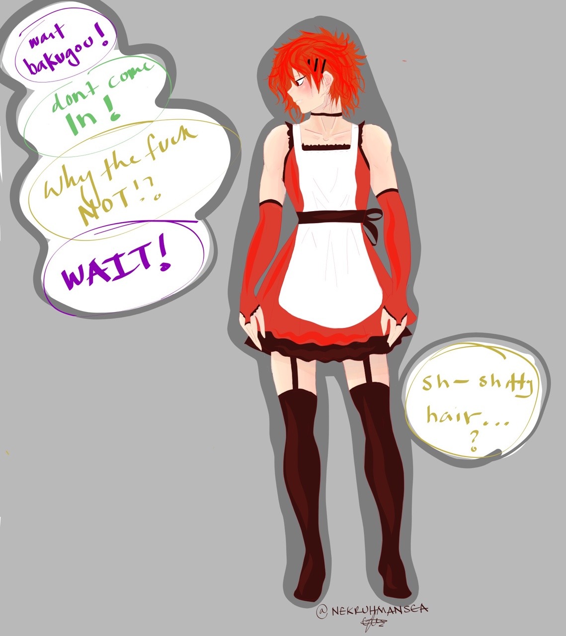 Erm What An Au Where After Kirishima S Little Red Riding