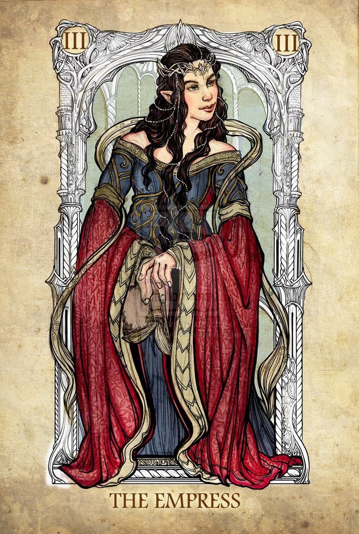gallifrey-feels:  mae-govannen:  LOTR Tarot: by ~sceithailm  Can I just point out
