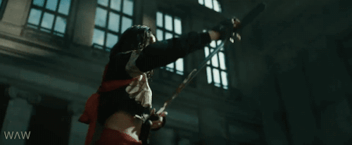 wearewakanda:  Tatsu Yamashiro/KatanaMore from the new ‘Suicide Squad’ trailer here!WΛW | Like : Tweet : Pin : Blog#WeAreWakanda  