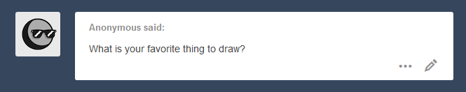 Cartoon characters, I guess? I sort of default to swords and cloaks after that.