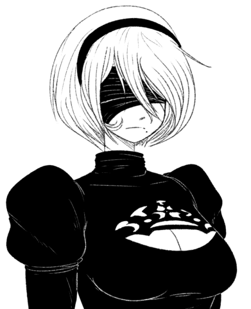 reisartjunk: just felt like drawing 2b