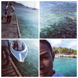 Crossing waters and I can&rsquo;t swim lol #speedboat  (at Hillsborough Carriacou)