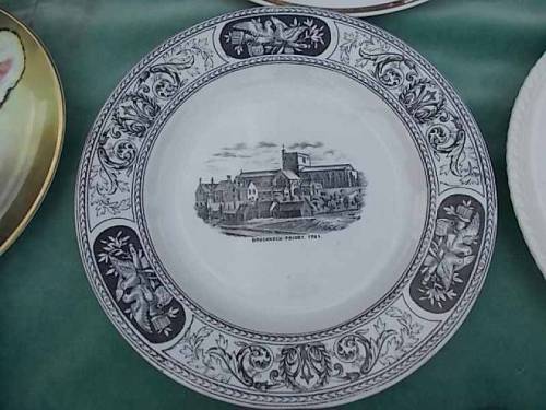 Plates offered for sale on flea market of antiquities - Wroclaw, Poland (May 2022).