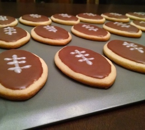 Sugar Cookie Recipe - Superbowl Sugar Cookies