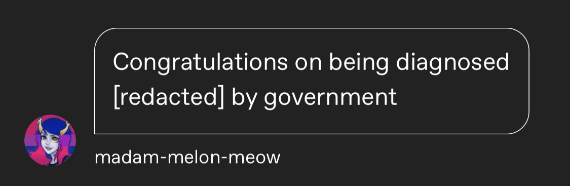 glumshoe:chewilly:glumshoe:I just got a letter from the department of health telling