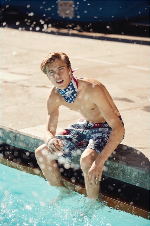 Lucky Blue Smith // Hilfiger Denim’s spring/summer 2017 campaign