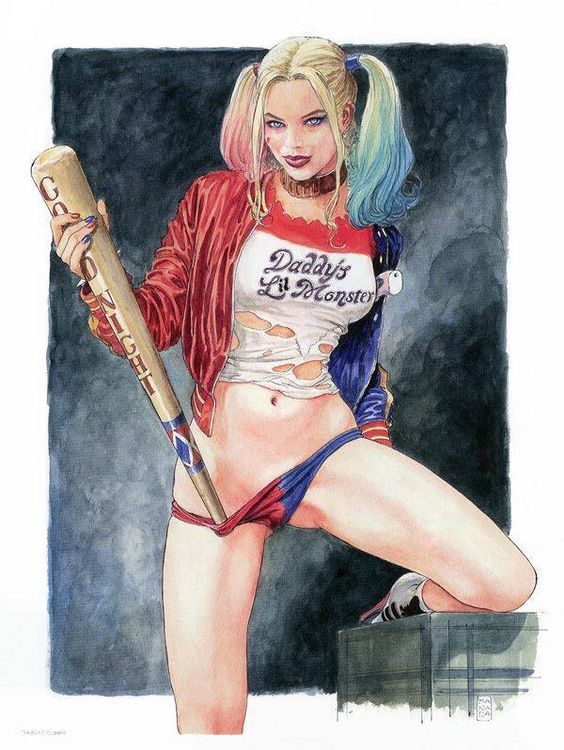 imthenic:  Harley Quinn by Milo Manara
