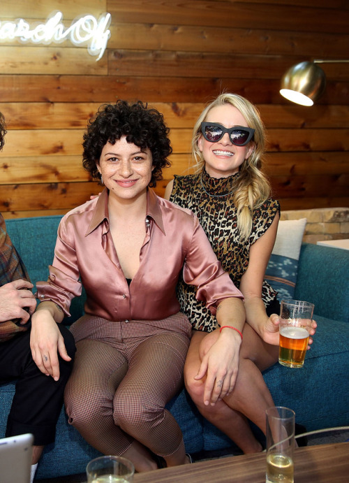 Alia Shawkat and Meredith Hagner attend TBS &ldquo;In Search Of&rdquo; Pop-Up Marketplace at