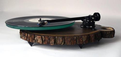 mymodernmet:Beautiful Naturalistic Turntables Made from Black Walnut Trees by Silvan Audio Workshop