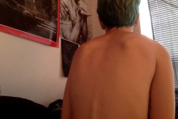 captainblucifer:  my shoulder blades always