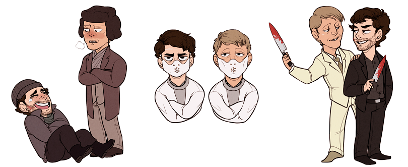 deshmond:  Tiny Hannigrams for Valentine’s Day!! Bonus: 