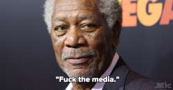 micdotcom:  Morgan Freeman nails the TV coverage