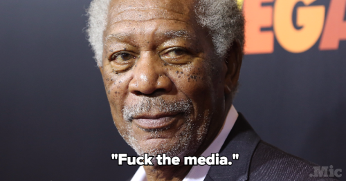 Porn Pics micdotcom:  Morgan Freeman nails the TV coverage