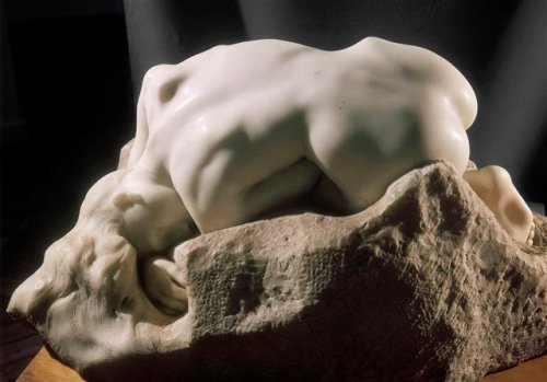 artsnquotes:Auguste Rodin, The Danaid, 1889, Marble, Rodin Museum, Paris“Anybody can look at a