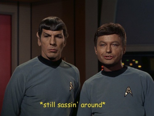 justiceshot:  captioningcrusader:  The basic plot of every Star Trek episode ever. Based off this post (x)  When will I get tired of this oh the answer is never. 