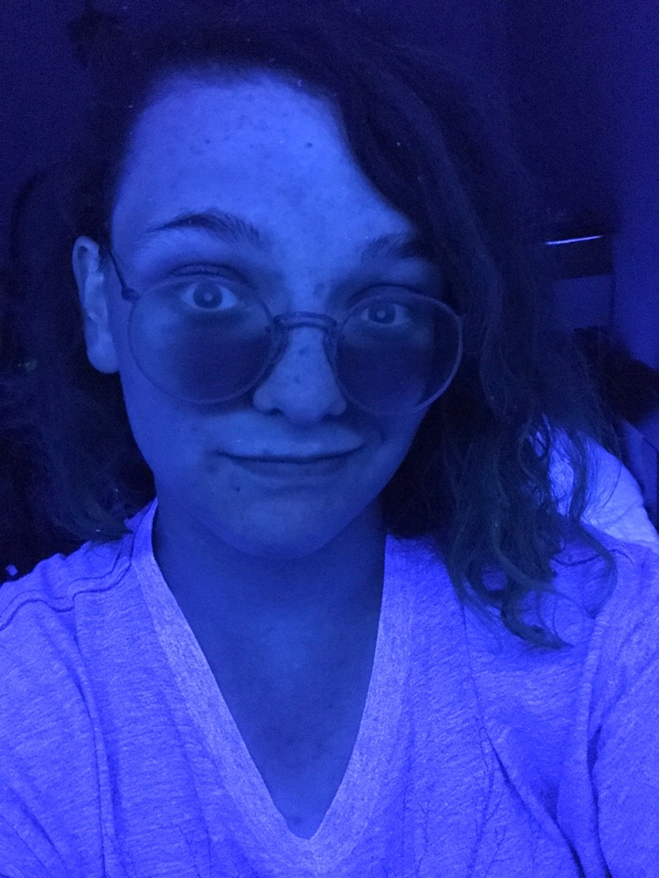 So I also bought a black light today and it makes me so fucking happy
