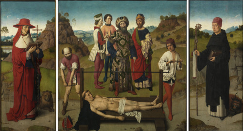 Dieric Bouts - Martyrdom of St. Erasmus (1458).