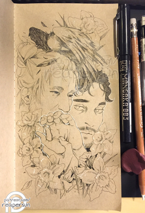 Support me on Patreon => Reapersun on PatreonSome Murder Husbands for the #ItsStillBeautiful fest from @hannibalcreative <3 PS THANK YOU FOR RUNNING THESE FESTS AND INSPIRING ALL THIS NEW CONTENT, I CAN’T EVEN KEEP UP WITH THE HANNIGRAM TAG ON