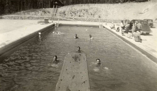 We’re gearing up for another sweltering weekend! We wish we were these CCC men relaxing in a s