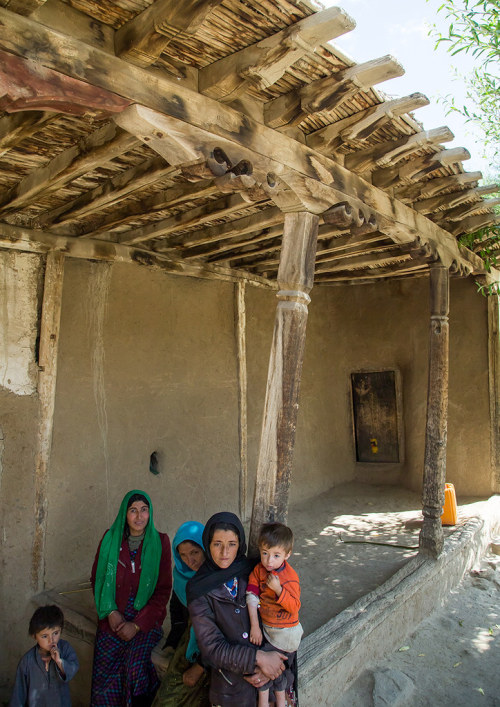  Roof detail of a traditional house, Badakhshan province, Zebak, Afghanistan. Taken on August 15, 20