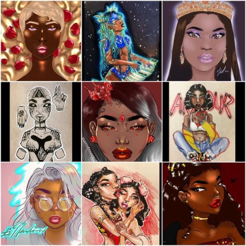 artofnandi: My best 9 sketchbook and digital pieces from 2017. I feel like I learned a lot this year