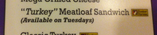Ah yes, nothing like putting the meat in quotes to put your customer’s minds at ease
