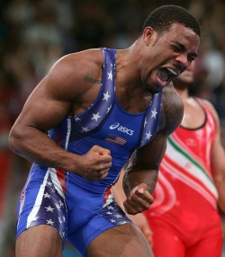 superattractive-guys:  Jordan Burroughs: American wrestler