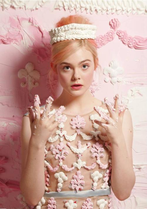 weneedfashion:  Elle Fanning by Will Cotton for New York Magazine