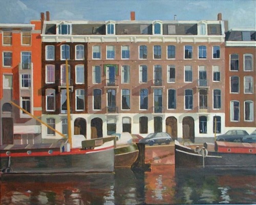 Amstel    -    Otto Krol, 2005Dutch,b.1949-Oil on canvas,80 x 100 cm.