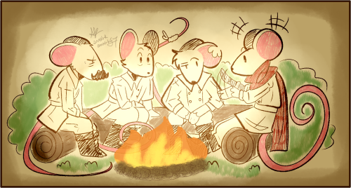 some mice art inspired by chapter 10 for @revscarecrow’s the march of the mice!