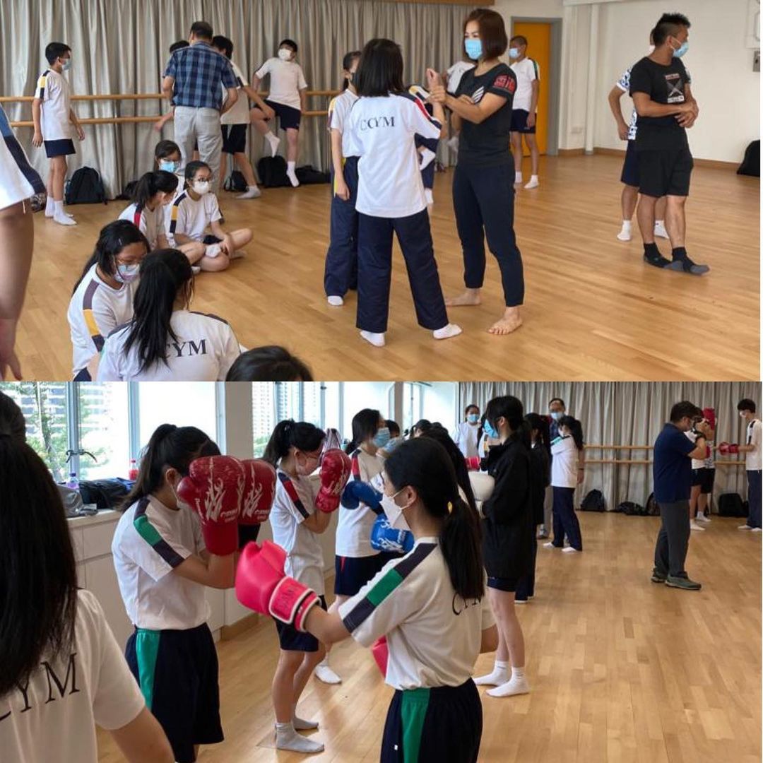 Bomber 綜合搏擊課外活動第二堂nana 教授女子防身術 Mcsf 綜合搏擊運動 中學生 Bomber 綜合搏擊課外活動第二堂nana 教授女子防身術 Mcsf 綜合搏擊運動 中學生