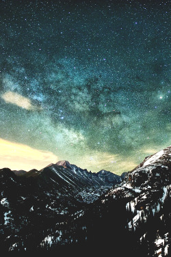 wavemotions:  Milky Way Skies Over Glacier