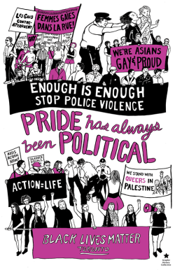 A-Revolt:by Kara Sievewright And Gary Kinsman Lee. Poster Examines Lgbtq2 Resistance