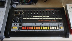 jordanssynths:  Roland TR-808, Analog Drum Machine (in between a MPC-60 and TR-707).   