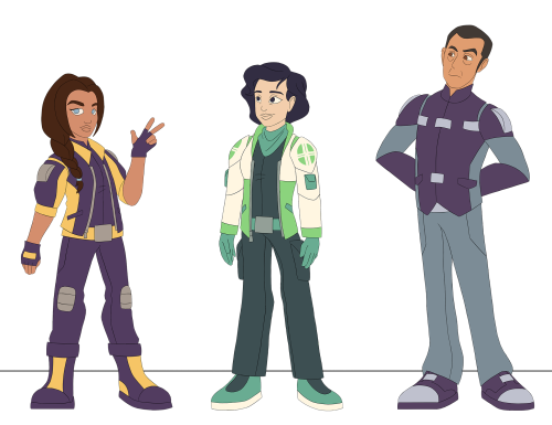 The human allies are here at last! I gotta be honest, it was nice to draw hair and clothes again.Fro