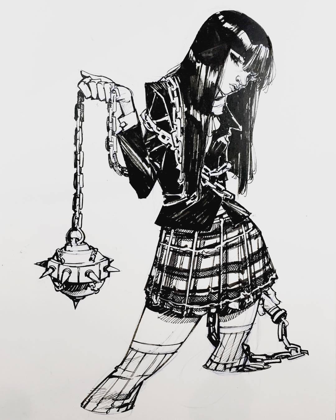 ericcanete:  Go-Go. #gogoyubari #art #killbill #crazy88 #quentintarantino #film #illustration