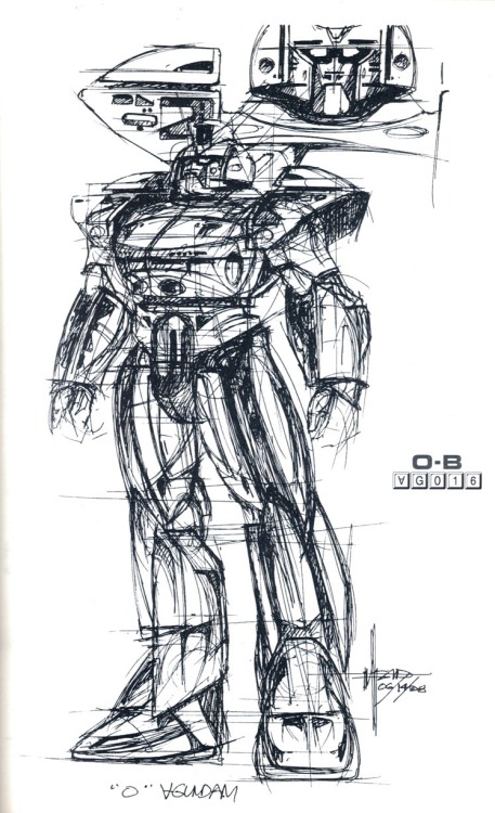 justinfromny:Syd Mead Concept Art for Turn A Gundam