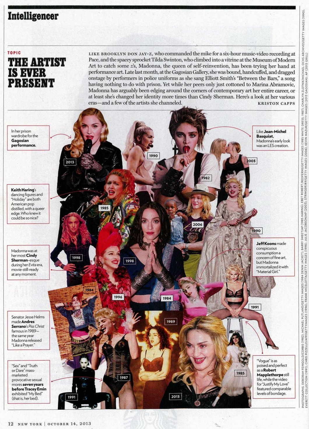 Madonna :. The 14 October issue of New York Magazine took a look Madonna&rsquo;s