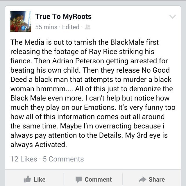 true2myroots:  Early Morning Thoughts…  The media really wants no sympathy for