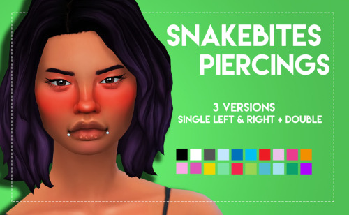 bionicfinds:Weepingsimmer’s Maxis Match Piercing CollectionOne Masterpost to download them all