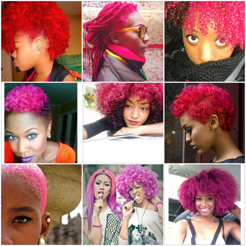 estrella-fuego:  youngblackandvegan:  faith-food-fashion:  because we needed one too ~ **i take no credit for the pics. i just felt like somebody needed to praise these beautiful bright natural hair persons**  black women are so beautiful and creative